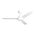 HPM Aluminium 3 Blade Hangsure Ceiling Fan 1220mm 48in White