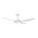 HPM Serene 4 Blade AC Ceiling Fan with Light 1320mm 52in White