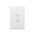 Excel Life 16AX 2 Way Single Pole Double Throw Vertical Rocker Switch 2 Gang Matt White