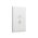 Excel Life 16AX 2 Way Single Pole Double Throw Vertical Rocker Switch 2 Gang Matt White