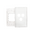 Excel Life Smart Grid & Plate for 1 Smart Switch / Dimmer and 1 Wireless Master Switch / Blind Switch Matt White