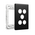 Excel Life Smart Grid & Plate for 1 Smart Switch / Dimmer and 2 Wireless Master Switch / Blind Switch Matt Black