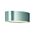 HPM Mika 7W 350lm LED Warm White Exterior Up / Down Wall Light Polished Silver
