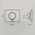 HPM Leana 20W 2000lm LED Cool White Slimline Floodlight with Sensor Black