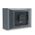 AQUA Life 16A IP66 Weatherproof Surface Mount 1 Gang Switch Cement Grey