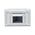 AQUA ARTEOR IP44 3 Module Shallow Mount Adaptor with Cover Limestone Grey