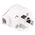 HPM 10A 3 Pins Heavy Duty Side Entry Plug Top White