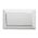 Como - Horizontal Single Pole Double Throw - rocker Intermediate switch large 1 gang 10A 240V a.c. white