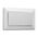 Como - Horizontal Single Pole Double Throw - rocker Intermediate switch large 1 gang 10A 240V a.c. white