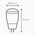 HPM 12V a.c 0.5W LED Garden Lighting Replacement Globe - Twin Pack