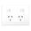 HPM VIVO 10A Horizontal Double Power Point White