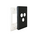 Excel Life Smart Grid & Plate for 1 Smart Switch / Dimmer and 1 Wireless Master Switch / Blind Switch Matt Black
