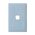 Linea - Coverplate 1 gang soft touch blue