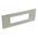 ARTEOR Square 6 Module Horizontal Coverplate Champagne