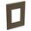 ARTEOR Square 3 Module Vertical Plate Dark Bronze