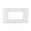 ARTEOR Square 4 Module Horizontal Coverplate White