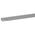 Transcab - Cable grey duct with cover - 2 metre length 25x80mm 2m 12.5mm finger DIN pitch with cover grey