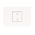ARTEOR with NETATMO - Wireless Master On/Off Scenario - Horizontal - 1 Gang 2 Module - White