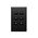 Excel Life 16A 2 Way Single Pole Double Throw Vertical Rocker Switch 6 Gang Matt Black