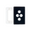 Excel Life Smart Grid & Plate for 2  Smart Switches / Dimmers and 1 Wireless Master Switch / Blind Switch Matt Black