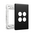 Excel Life Smart Grid & Plate for 2 Wireless Master Switch or Blind Switch Matt Black