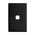 Linea - Coverplate 1 gang asphalt