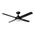 HPM Inspire Plywood with Light 4 Blades Hangsure Ceiling Fan 1220mm 48in Black