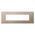 ARTEOR Square 8 Module Coverplate Champagne