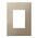 ARTEOR Square 3 Module Vertical Plate Champagne