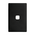 Linea - Coverplate 1 gang asphalt