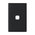 Linea - Coverplate 1 gang soft touch midnight dash