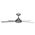 HPM Inspire Plywood 4 Blades Hangsure Ceiling Fan 1220mm 48 Silver