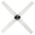 HPM Inspire Plywood with Light 4 Blades Hangsure Ceiling Fan 1220mm 48in White