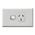 Excel - Single powerpoint 1 gang double pole 10A 240V a.c. white