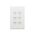 Excel Life 16A 2 Way Single Pole Double Throw Vertical Rocker Switch 6 Gang Matt White