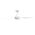HPM Serene 4 Blade AC Ceiling Fan with Light 1220mm 48in White