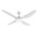 HPM Serene 4 Blade AC Ceiling Fan with Light 1220mm 48in White