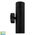 Maxi Tivah Aluminium Black TRI Colour Up & Down Wall Pillar Lights