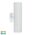 Tivah White TRI Colour Up & Down Wall Pillar Lights