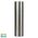 Piaz Stainless Steel TRI Colour Up & Down Wall Pillar Lights