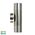 Tivah Titanium Aluminium TRI Colour Up & Down Wall Pillar Lights