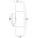Tivah Antique Brass TRI Colour Up & Down Wall Pillar Lights