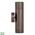 Tivah Antique Brass TRI Colour Up & Down Wall Pillar Lights