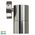 Tivah 316 Stainless Steel TRI Colour Fixed Down Wall Pillar Lights