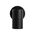 Mini Tivah Black Fixed Down Wall Pillar Lights