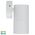 Tivah White TRI Colour Fixed Down Wall Pillar Lights