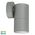 Tivah Silver TRI Colour Fixed Down Wall Pillar Lights