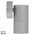 Tivah Silver TRI Colour Fixed Down Wall Pillar Lights