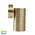 Tivah Solid Brass TRI Colour Fixed Down Wall Pillar Lights
