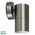 Fortis Stainless Steel TRI Colour Fixed Down LED Wall Pillar Light